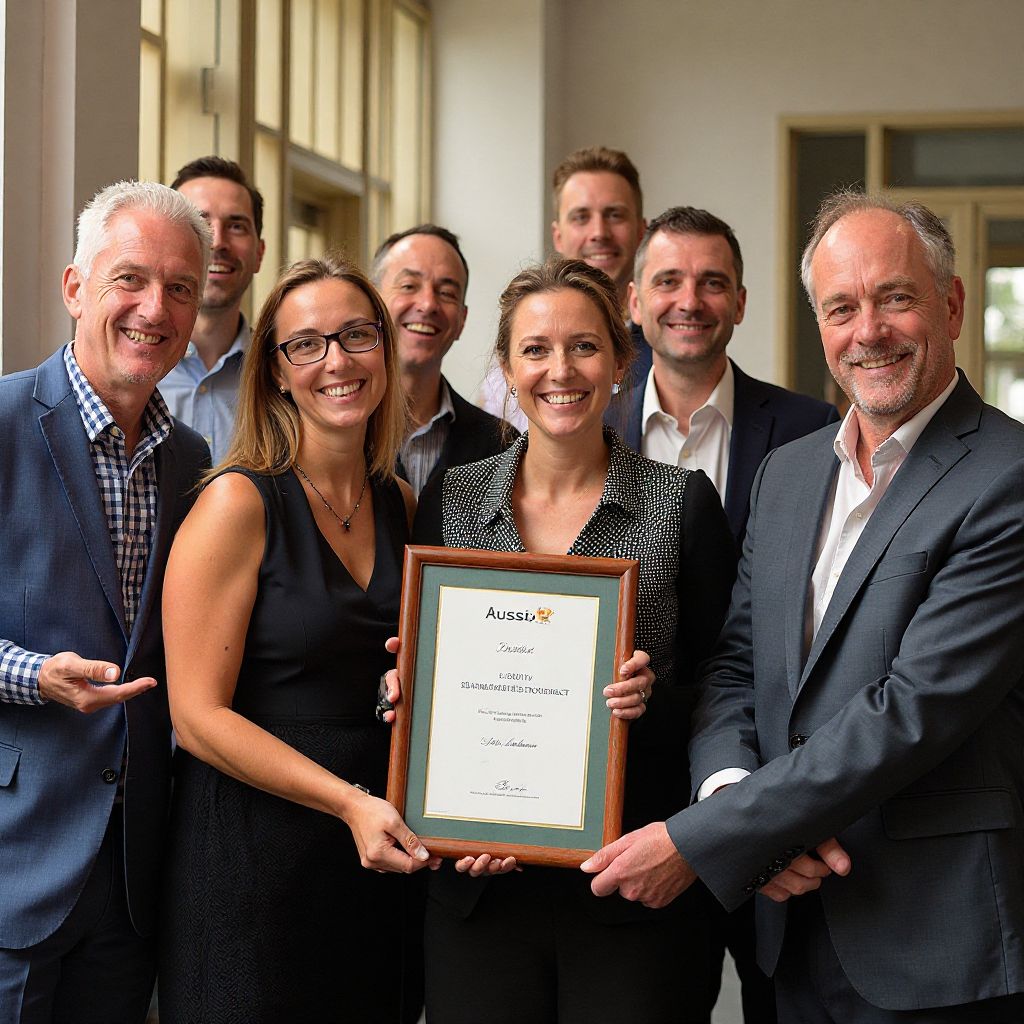 Award ceremony recognition for sustainable tourism